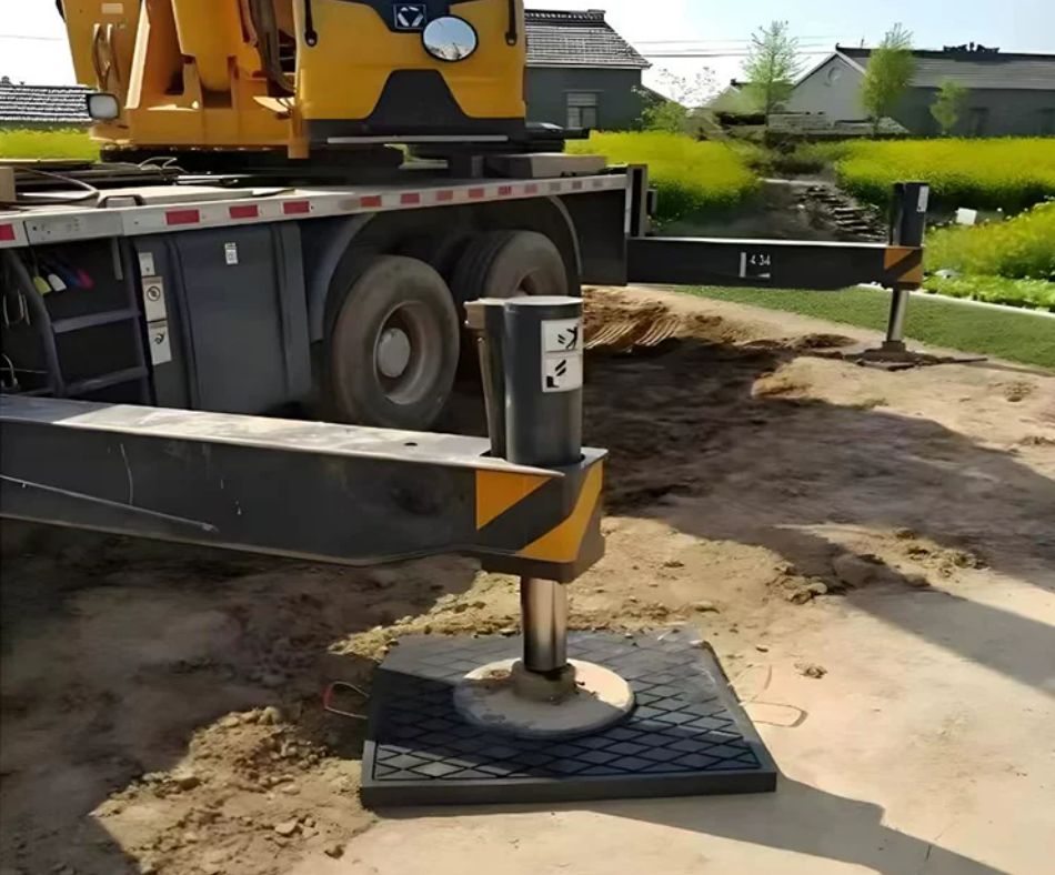 Crane outrigger pad